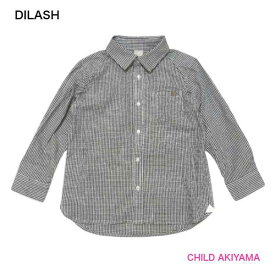 DILASH ディラッシュ’24SP先染めチェックシャツ 長袖DL24SP018 【当店オススメ】