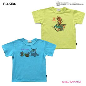 F.O.KIDS エフオーキッズ’24SSトムとジェリーコラボカラフルダイ Summer TeeR207024 [当店オススメ]