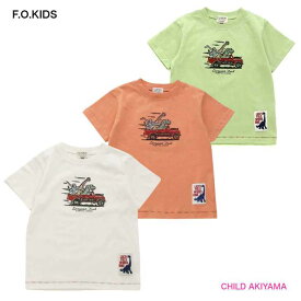 F.O.KIDS エフオーキッズ’24SSDINOSAUR TRAIL Stitch TeeR207154 [売れ筋]
