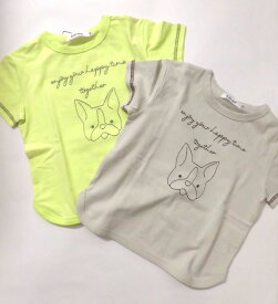 【SALE 50%OFF】SLAP SLIP スラップスリップ【トップス Tシャツ 半袖Tシャツ】【2020春夏】天竺イヌ刺繍Tシャツ1815-22627