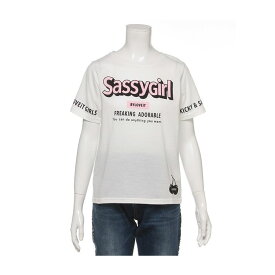 (20ss)バイ ラビット(by LOVEiT)SassyGirlロゴ半袖Tシャツ-2298【120cm|130cm|140cm|150cm|160cm】【メール便OK】