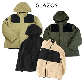 (30％OFF)(22AW)GLAZOS（グラソス）撥水加工・3way切り替えデザインジャケット-4301【140cm〜170cm】【宅配便】