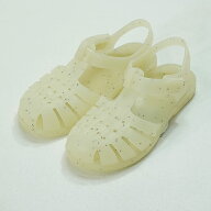 (25ss)igor（イゴール）CLASICA GLITTER クラシカ グリッター キッズ サンダル (12.5〜21cm) 21/34 (CREM…