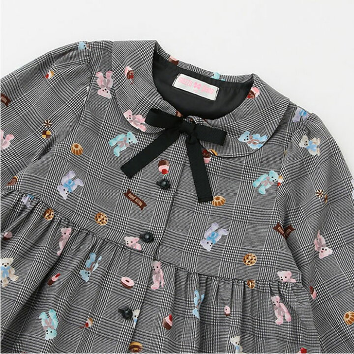 楽天市場】(30％OFF)（22aw）mezzo piano（メゾピアノ）クマチェック柄 
