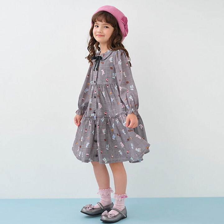 楽天市場】(30％OFF)（22aw）mezzo piano（メゾピアノ）クマチェック柄 