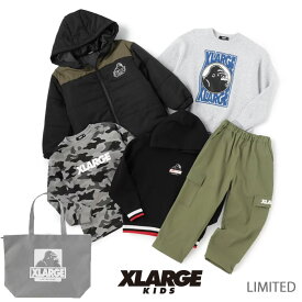 【予約商品】エクストララージキッズ（XLARGE KIDS）【2026福袋】EC限定 BOYSセット（13200円税込み）5点セット【110cm-140cm】ナルミヤ 福袋