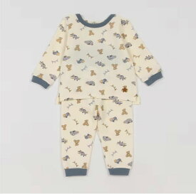 (30％OFF)(23aw)petit main （プティマイン）BOYSキルトパジャマ-3313（80-130cm）【宅配便】