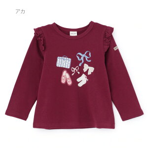 (SALE)(26aw)petit main �i�v�e�B�}�C���j�y�v�e�B�v���zGIRLS����T�V���c-3206�i80-130cm�j(����)�y���[����OK�z