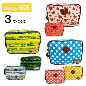 TURN OVER(ターンオーバー)ドット&ハート&鉄道総柄通園バッグ【メール便送料無料】通園バッグ ショルダー かわいい 幼稚園 保育園 男の子 女の子 入園 ハート 電車 鉄道 ドット