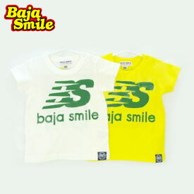 Baja Smile(バハスマイル)BSロゴ半袖Tシャツ【メール便送料無料】 夏服 夏物 子供服 トップス 通園 通学 入園 入学 キッズ 男の子 女の子 おしゃれ かわいい 90cm 100cm 110cm 120cm baja