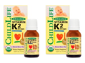 ChildLife Essentials �q���p�t��I�[�K�j�b�N�r�^�~��K2 7.5ml �L�b�Y �r�^�~�� �I�[�K�j�b�N Organic Vitamin K2 [14500]