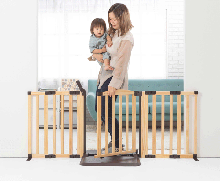 ⭕️日本育児ベビーゲート⭕️おくだけドアーズ Woody M【直接引取り歓迎】 おくだけドアーズ Woody Ⅱ ベビーゲート｜日本育児：ベビーの