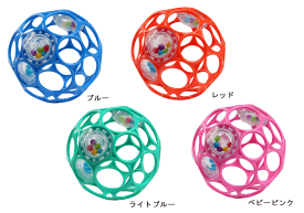 オーボール3 ラトル【キッズエンターテイメント】Oball ベビー玩具 ベビーグッズ おもちゃ がらがら 赤ちゃんが握りやすい穴あきボール