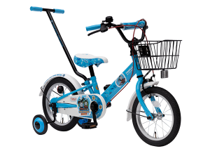 きかんしゃトーマス 14インチ<完成品> ☆今なら、自転車カバープレゼント!【上尾工業】子供用自転車 押し棒 14インチ 男の子