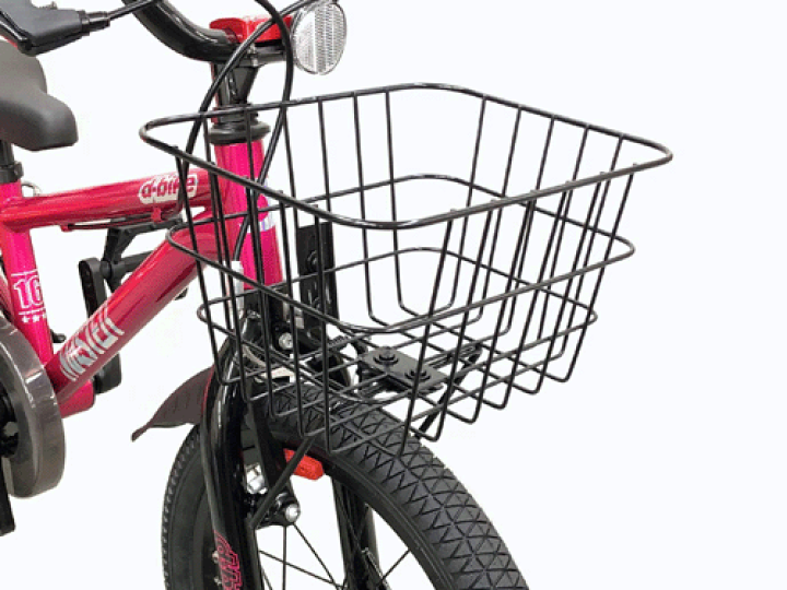 Ides D-bike子供用自転車 ブラック フロントバスケット付き 楽天市場】アイデス D-bikeマスターシリーズ用 自転車用バスケット（前