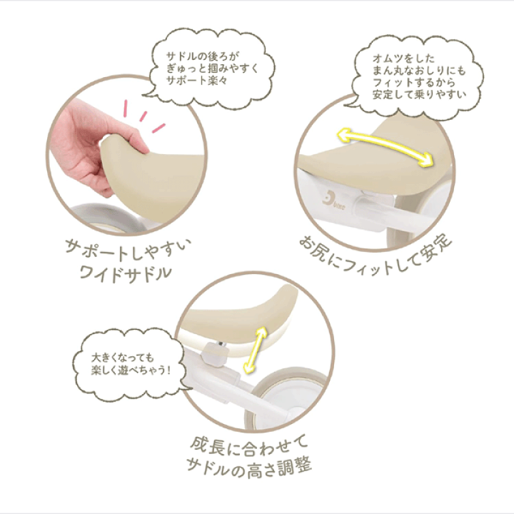 楽天市場】包装OK♪ディーバイクミニ ワイド ブルーム ミッフィー（D