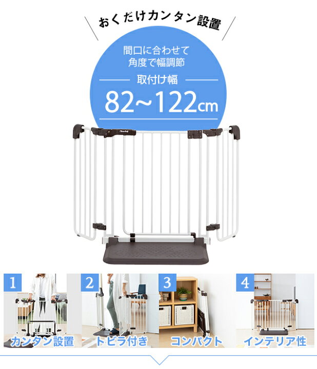 楽天市場】おくだけとおせんぼ おくトビラ ホワイトスチール【送料無料 