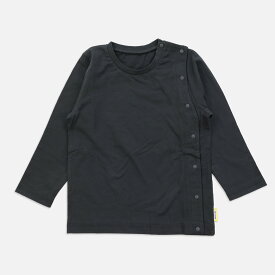 [RSL] アルトタスカル おしゃれバリアフリー 長袖 Tシャツ 子供服 キッズ ベビー服 前開き 全開き バリアフリー 医療ケア 無地 ボタン 男の子 女の子 医療用 80 90 100 110 120 130 140 150 160cm