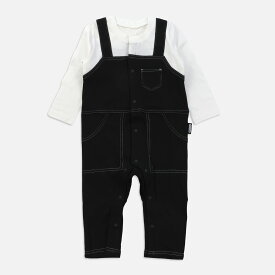 [RSL] アルトタスカル おしゃれバリアフリー カバーオール ロンパース 長袖 前開き 全開き キッズ 子供服 ベビー服 医療ケア 無地 ボタン 男の子 女の子 医療用 トップス ユニバーサルデザイン 80 90 100 110 120 130cm