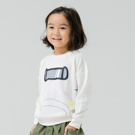 在庫処分価格 キッズ トレーナー 子供服 ベビー服 長袖 JR新幹線 子供服 キッズ 男の子 N700系 ドクターイエロー はやぶさ こまち トップス スウェット 裏毛 秋冬服 90 100 110 120 130 140cm [M便 1/1]