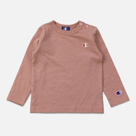 キッズ チャンピオン 長袖 Tシャツ champion ロンT 男の子 女の子 子供服 ベビー服 ロゴ 刺繍 トップス 秋服 ベーシック シンプル スポーツ 90 100 110 120 130cm [M便 1/2]