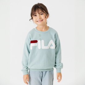 在庫処分価格 フィラ トレーナー 子供服 キッズ ベビー服 長袖 ロゴ FILA 男の子 女の子 トップス 綿100％ 裏毛 FILA 秋冬服 80 90 100 110 120 130cm [M便 1/1]