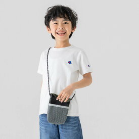 ゆうパケ送料無料 チャンピオン 半袖 Tシャツ キッズ champion ロゴ 子供服 ベビー服 男の子 女の子 ビッグシルエット 無地 刺繍 綿100％ 夏服 天竺 スポーツ 兄弟コーデ シンプル ベーシック トップス 80 90 100 110 120 130cm [M便 1/2]