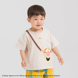 アウトレット 子供服 くまのプーさん ディガー 半袖 Tシャツ キッズ ベビー服 ワイド 男の子 女の子 天竺 ディズニー トップス セットイン 綿100％ Disney 夏服 グッズ 80 90 100 110 120 130 140cm [M便 1/2]