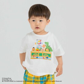 アウトレット トイ・ストーリー 半袖 Tシャツ キッズ 子供服 ベビー服 ワイド 男の子 天竺 トップス セットイン 綿100％ Disney Pixar TOY STORY ウッディー バズ 夏服 80 90 100 110 120 130 140cm [M便 1/2]