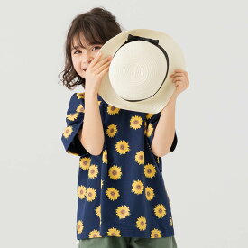 ゆうパケ送料無料 キッズ 半袖 Tシャツ 子供服 ベビー服 プリント 総柄 男の子 女の子 天竺 トップス イラスト chil2 夏服 80 90 100 110 120 130 140cm [M便 1/2]