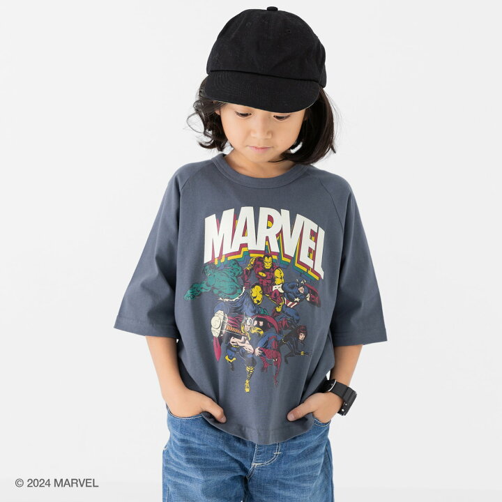 楽天市場】キッズ マーベル 半袖 Tシャツ 子供服 ラグラン 男の子  