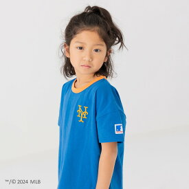 ゆうパケ送料無料 【在庫処分プライス】 キッズ 半袖 Tシャツ MLB ヤンキース ドジャース 子供服 野球 メジャーリーグ 男の子 女の子 綿100％ プリント トップス カジュアル アメカジ ワイド 夏服 100 110 120 130 140 150 160cm [M便 1/2]