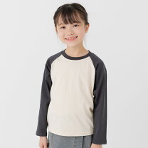 楽天市場】120cm（カラーグレー・袖の長さ長袖・柄無地）（Tシャツ 