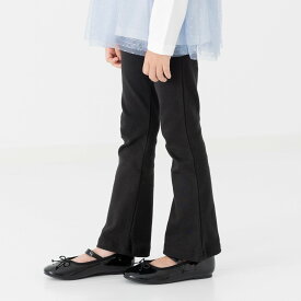 ゆうパケ送料無料 【在庫処分セール】 キッズ フレア パンツ 女の子 無地 ストレッチ 子供服 ベビー服 長ズボン ロング カラーパンツ 秋冬服 ベーシック ガーリー かわいい 90 100 110 120 130 140 150cm [M便 1/1]