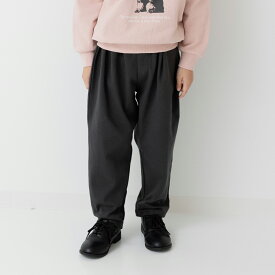 ゆうパケ送料無料 ストレッチ ワイドパンツ キッズ 無地 子供服 長ズボン ベビー服 ロング 男の子 女の子 ユニ ゆったり バルーン ビッグ バギー テーパード タック 秋冬 80 90 100 110 120 130 140 150cm [M便 1/1]