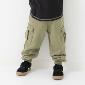 ゆうパケ送料無料 キッズ カーゴパンツ 長ズボン 裏毛 スウェット 子供服 無地 パンツ 男の子 女の子 ジョガー ボトムス chil2 秋冬服 100 110 120 130 140 150cm [M便 1/1]