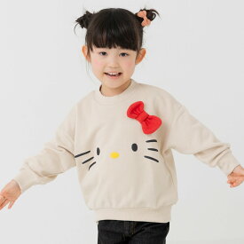 【在庫処分セール】 トレーナー キッズ ハローキティ クロミ マイメロディ ポムポムプリン ベビー服 子供服 女の子 かわいい キャラクター 裏毛 長袖 トップス スウェット SANRIO 秋冬服 80 90 100 110 120 130cm [M便 1/1]