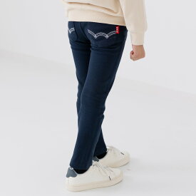 ゆうパケ送料無料 アウトレット ストレッチ パンツ キッズ EDWIN エドウィン 子供服 男の子 女の子 ズボン スリム ベビー服 ユニ 長ズボン ロングパンツ ボトムス 保育園 通園 通学 秋冬 80 90 95 100 110 120 130cm [M便 1/1]