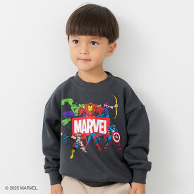 【在庫処分セール】 マーベル トレーナー 子供服 キッズ 長袖 スウェット 裏毛 ラグラン 男の子 キャラクター トップス アベンジャーズ スパイダーマン MARVEL 秋冬服 100 110 120 130 140cm [M便 1/1]
