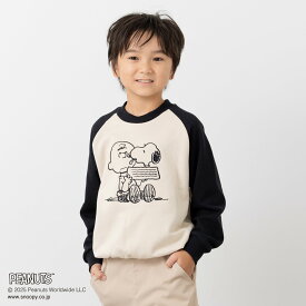 トレーナー ピーナッツ スヌーピー 子供服 キッズ ベビー服 長袖 男の子 女の子 裏毛 キャラクター トップス PEANUTS 秋冬服 80 90 100 110 120 130 140cm [M便 1/1]