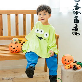 ミッキーマウス ハロウィン 仮装 衣装 キッズ ディズニー 長袖 Tシャツ ドルマン 子供服 ベビー服 男の子 女の子 ロンT キャラクター Disney ジャック・オー・ランタン ナイトメアー・ビフォア・クリスマス 秋服 80 90 100 110 120 130 140cm [M便 1/1]
