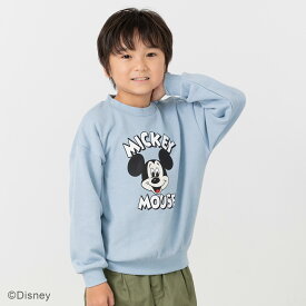 ミッキーマウス トレーナー 子供服 キッズ ベビー服 長袖 男の子 女の子 キャラクター 裏毛 トップス スウェット ディズニー Disney 秋冬服 グッズ 80 90 100 110 120 130 140cm [M便 1/1]