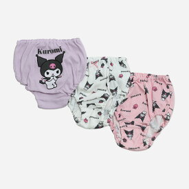 キッズ パンツ ショーツ ハローキティ マイメロディ クロミ ポムポムプリン リトルツインスターズ キキ＆ララ サンリオ 子供用 下着 総柄 3P 3枚セット 綿100 女の子 キャラクター SANRIO 100 110 120cm [M便 1/1]