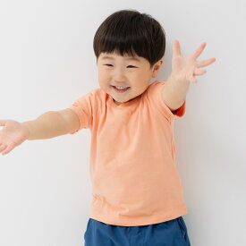 ゆうパケ送料無料 【在庫処分セール】 無地 Tシャツ 半袖 キッズ 子供服 ベビー 綿 コットン 100% 男の子 女の子 ユニセックス カラバリ カットソー トップス 黒 保育園 幼稚園 お着替え 夏服 シンプル 80 90 100 110 120 130 140 150 160cm [M便 1/2]
