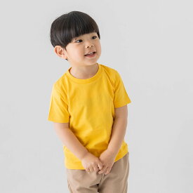 ゆうパケ送料無料 【在庫処分セール】 無地 Tシャツ 半袖 キッズ 子供服 ベビー 綿 コットン 100% 男の子 女の子 ユニセックス カラバリ カットソー トップス 黒 保育園 幼稚園 お着替え 夏服 シンプル 80 90 100 110 120 130 140 150 160cm [M便 1/2]