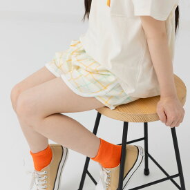 ゆうパケ送料無料 【在庫処分プライス】 キッズ ショートパンツ 女の子 子供服 ベビー服 総柄 パイピング ボトムス ポケット chil2 夏服 80 90 100 110 120 130 140cm [M便 1/2]