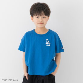 MLB キッズ Tシャツ 半袖 子供服 ロゴ 刺繍 ベビー服 男の子 キッズ ワンポイント ドジャース ヤンキース パドレス レッドソックス スポーツ 公式 グッズ 夏服 90 100 110 120 130 140 150 160cm [M便 1/2]