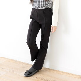 ゆうパケ送料無料 キッズ フレア パンツ 女の子 無地 ストレッチ 子供服 ベビー服 長ズボン ロング カラーパンツ 秋冬服 ベーシック ガーリー かわいい 90 100 110 120 130 140 150cm [M便 1/1]