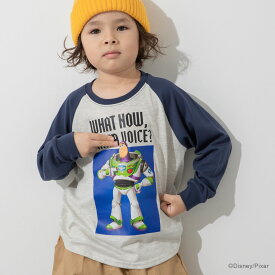 トイ・ストーリー ロンT キッズ 長袖 Tシャツ 子供服 ベビー服 キャラクター 男の子 トップス ディズニー ピクサー 袖リブ Disney 秋服 80 90 100 110 120 130cm [M便 1/2]
