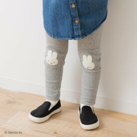 ミッフィー 10分丈 レギンス キッズ パンツ 子供服 ベビー服 女の子 ストレッチ 刺繍 miffy 秋冬服 80 90 100 110 120 130cm [M便 1/2]